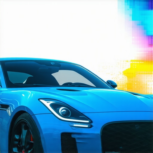 Modern vehicle maintenance with diagnostic tools and synthetic oils Technician using diagnostic equipment on a modern car