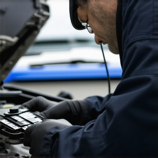 Advanced Transmission Diagnostics in 2024 Technicians using diagnostic tools on a modern vehicle transmission
