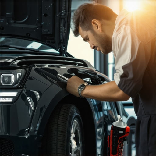 ASE-certified mechanic diagnosing a transmission issue in a 2026 model vehicle