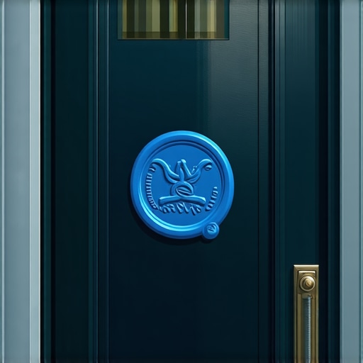 The Secret Meaning Behind the ASE Blue Seal on a Shop Door