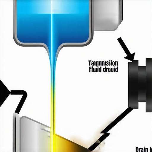 A mechanic draining transmission fluid from a car's transmission under cold weather conditions.