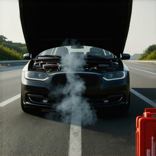 What to do if your engine starts smoking on the highway