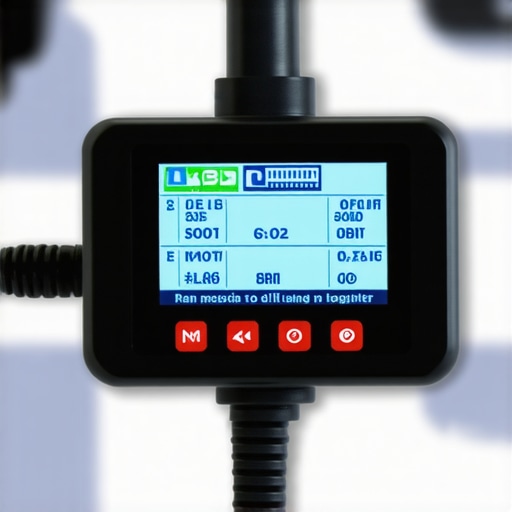 A technician uses a professional diagnostic scanner plugged into a car's OBD port, highlighting modern maintenance methods.