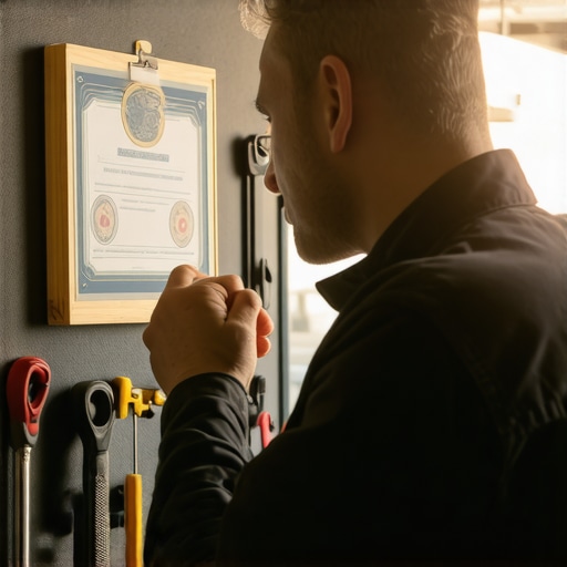 How to Spot a Fake ASE Certification at a Local Shop