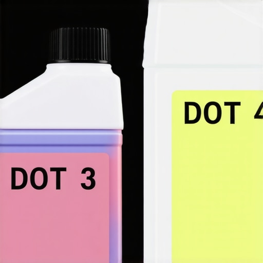 The difference between DOT 3 and DOT 4 brake fluid