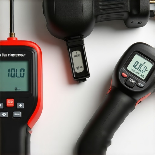 Close-up photo of professional tools used for vehicle diagnostics and maintenance