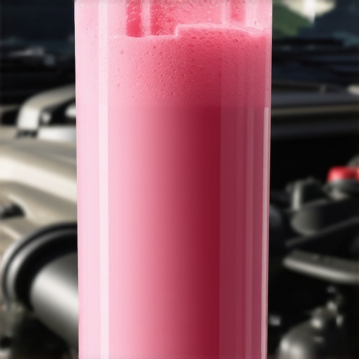 Why your transmission fluid looks like strawberry milkshake