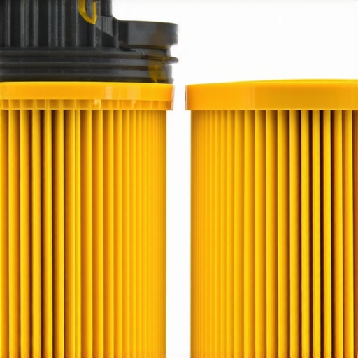 A comparison of an OEM oil filter and a generic aftermarket filter to show internal quality differences.